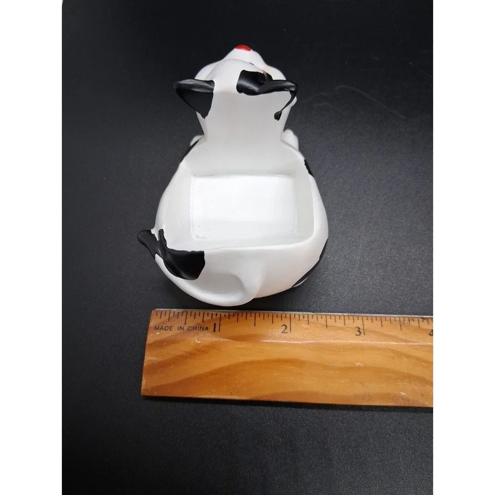 (2) Cat Planters Ceramic Stoneware Garden Kitten Succulent Plant Container